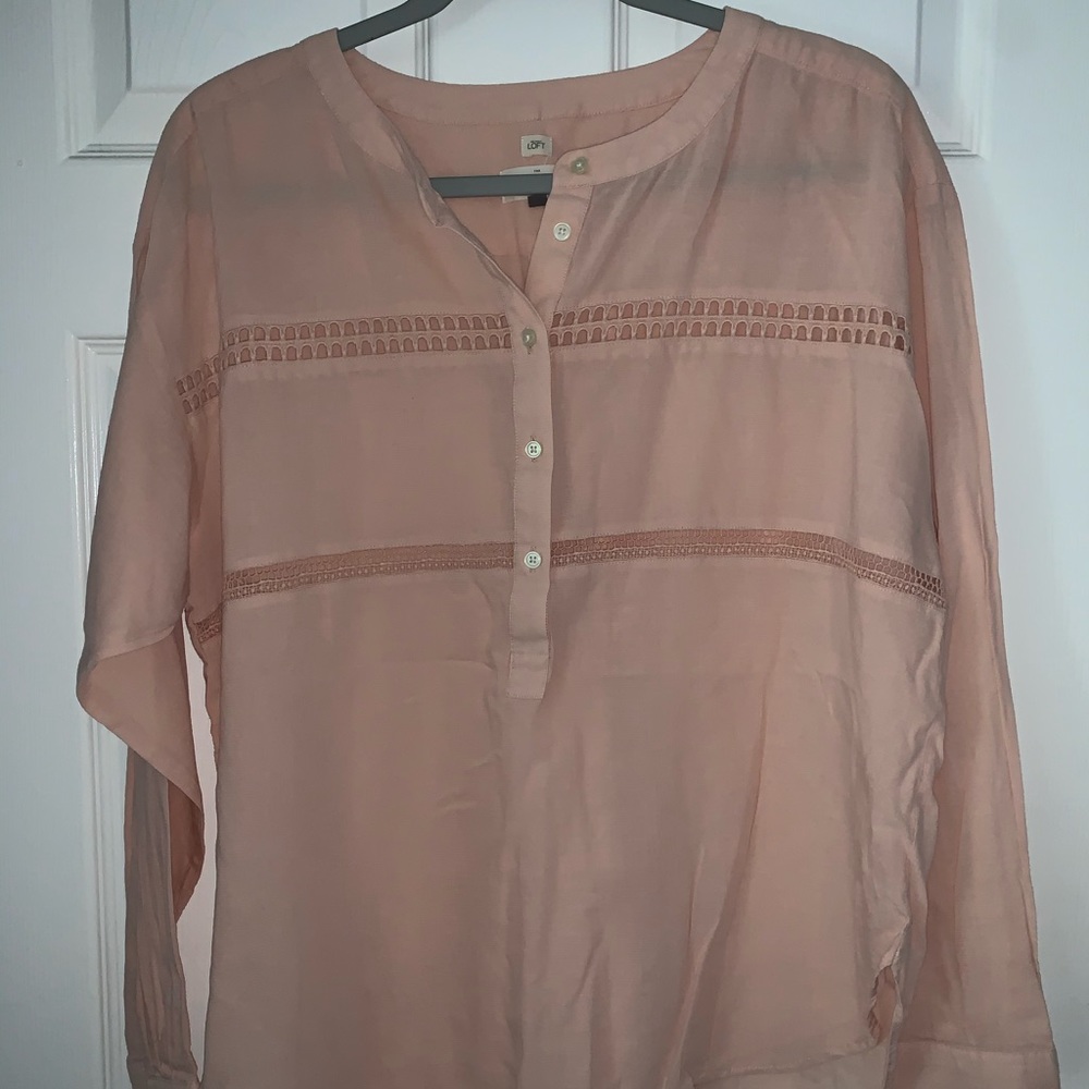 Baby Pink LOFT Blouse